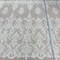 1 Yard Exquisite Bridal Lace Fabric Embroidered on 100% Polyester Net Mesh White
